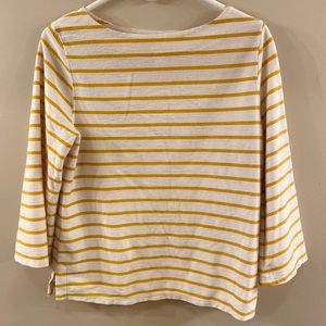 Yellow strip dress shirt